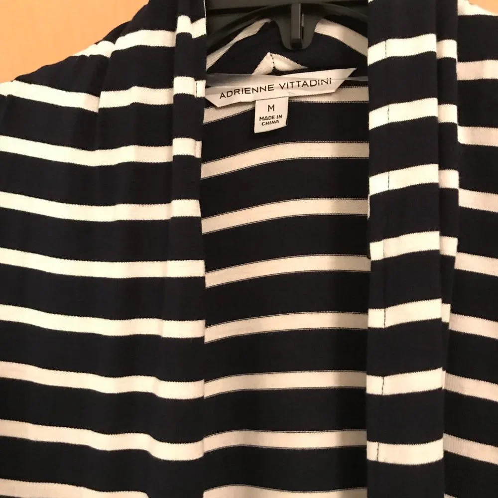 NWT Adrienne Vittadini Woman's Open Front Cardigan Knit - Picture 3 of 7
